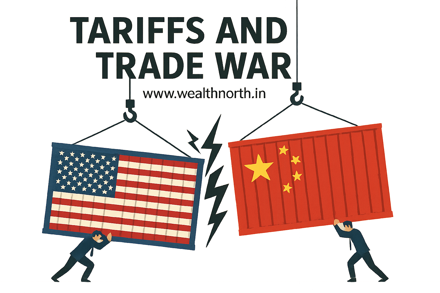 Visual How Tariffs Word How Tariffs Work and What the Ongoing Tariff War Means for Your Invest ...