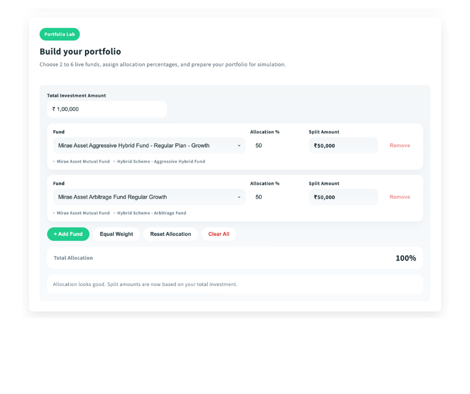 Portfolio Simulation Lab